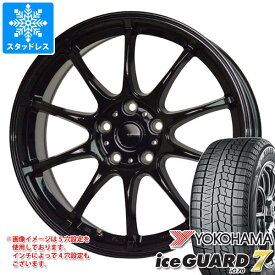 【タイヤ交換対象】スタッドレスタイヤ ヨコハマ アイスガードセブン iG70 225/40R18 92Q XL ＆ ジースピード G-07 7.5-18 タイヤホイール4本セット225/40-18 YOKOHAMA iceGUARD 7 iG70