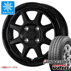 【タイヤ交換対象】キャリイ DA16T用 スタッドレス ブリヂストン ブリザック VL10 145/80R12 80/78N (145R12 6PR相当) スタットベルク タイヤホイール4本セット