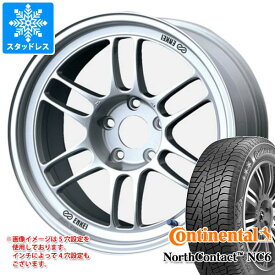 【タイヤ交換対象】スタッドレスタイヤ コンチネンタル ノースコンタクト NC6 245/45R18 100T XL ＆ エンケイ レーシング RPF1 8.0-18 タイヤホイール4本セット245/45-18 CONTINENTAL NorthContact NC6