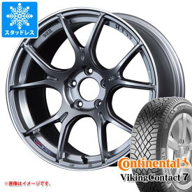 【タイヤ交換対象】クロストレック GU系用 スタッドレス コンチネンタル バイキングコンタクト7 225/60R17 103T XL SSR GTX02 タイヤホイール4本セット