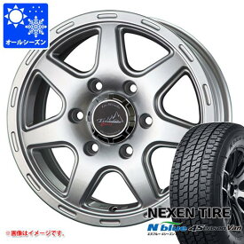 【タイヤ交換対象】NV350キャラバン E26用 オールシーズンタイヤ ネクセン エヌブルー 4シーズン バン 195/80R15LT 107/105N ラ・ストラーダ ティラード クロス 6.0-15 タイヤホイール4本セット