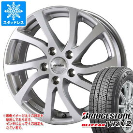 【タイヤ交換対象】スタッドレスタイヤ ブリヂストン ブリザック VRX2 195/60R16 89Q ＆ ラ・ストラーダ ティラード イプシロン 6.5-16 タイヤホイール4本セット195/60-16 BRIDGESTONE BLIZZAK VRX2