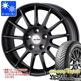 【タイヤ交換対象】VW ゴルフ7用 オールシーズンタイヤ グッドイヤー ベクター 4シーズンズ ハイブリッド 225/40R18 92H XL アーヴィン F01 タイヤホイール4本セット