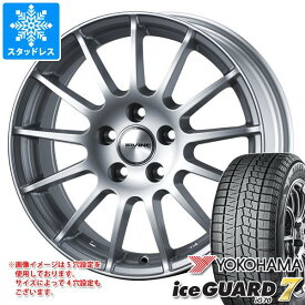 【タイヤ交換対象】フィアット 500X 334系用 スタッドレス ヨコハマ アイスガードセブン iG70 215/60R16 95Q アーヴィン F01 タイヤホイール4本セット