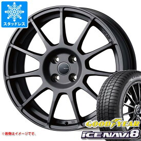 【タイヤ交換対象】フィアット アバルト500 312系用 スタッドレス グッドイヤー アイスナビ8 195/45R16 80Q テクマグ タイブ211R タイヤホイール4本セット