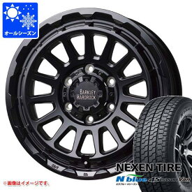 【タイヤ交換対象】NV350キャラバン E26用 オールシーズンタイヤ ネクセン エヌブルー 4シーズン バン 195/80R15LT 107/105N バークレイハードロック リザード 6.0-15 タイヤホイール4本セット