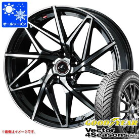 【タイヤ交換対象】オールシーズン 205/65R15 94H グッドイヤー ベクター 4シーズンズ ハイブリッド レオニス IT 6.0-15 タイヤホイール4本セット