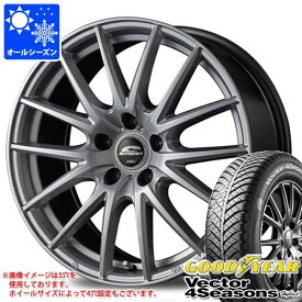 【タイヤ交換対象】オールシーズン 205/65R15 94H グッドイヤー ベクター 4シーズンズ ハイブリッド シュナイダー SQ27 6.0-15 タイヤホイール4本セット