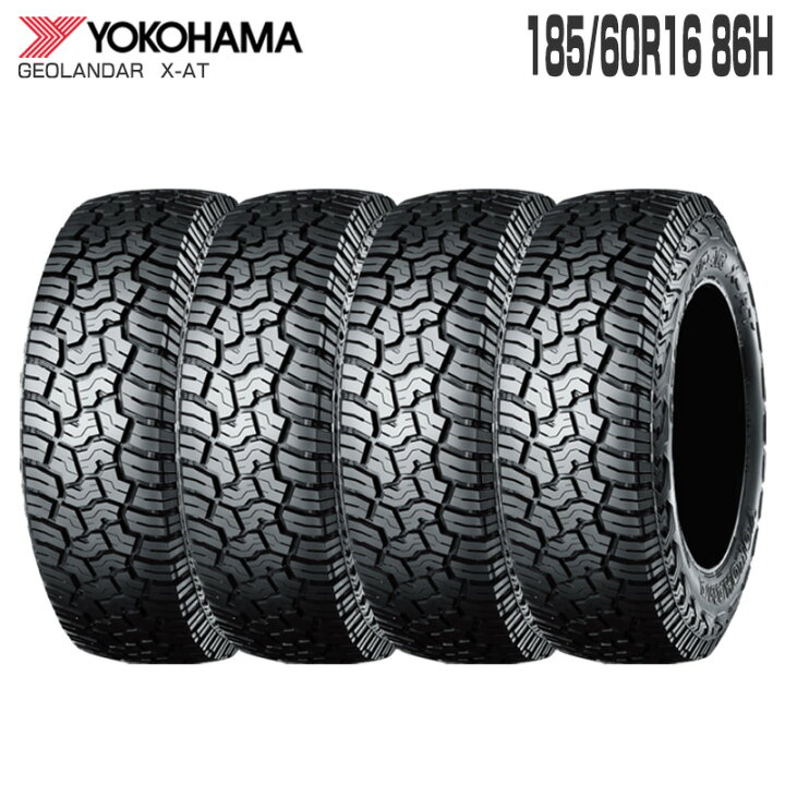 楽天市場】(4本セット) 185/60R16 86H GEOLANDER X-AT G016 単品 16  