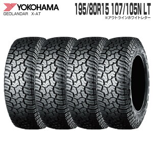 (4{Zbg) 195/80R15 107/105N LT БAEgCzCg^[ GEOLANDER X-AT G016 Pi 15C` T}[^C ă^C Rn} YOKOHAMA WI_[ X-AT G016