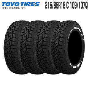 (4{Zbg) I[vJg[ RT 215/65R16 C 109/107Q БzCg^[ 16C` ^CPi g[[ TOYO TIRES OPEN COUNTRY R/T Mbhe[