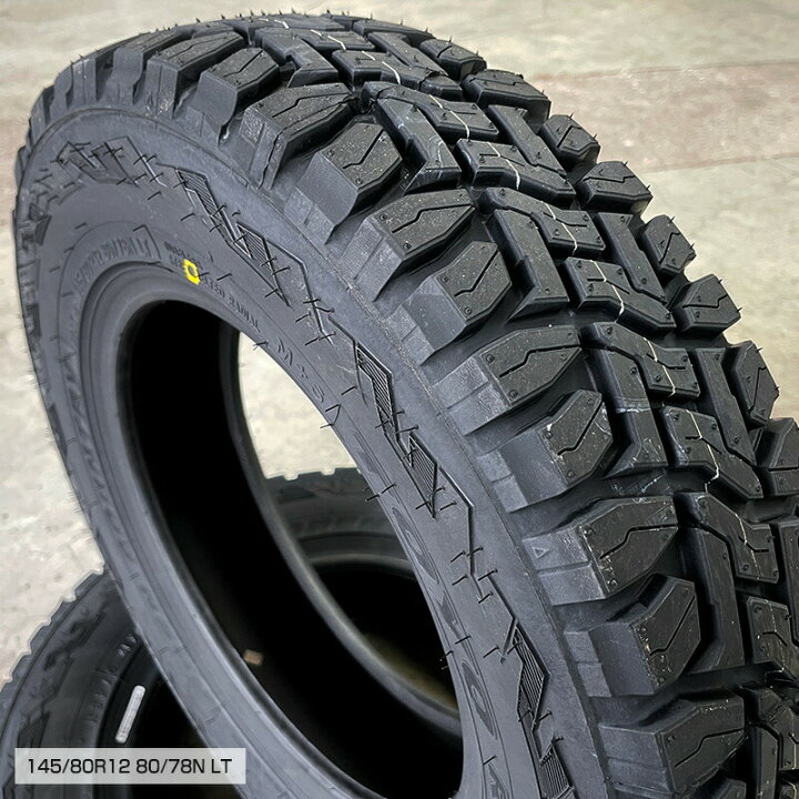 楽天市場】在庫あり 正規品 オープンカントリー RT 145/80R12 80/78N 