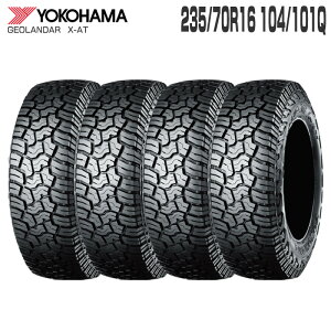 (4�{�Z�b�g) 235/70R16 104/101Q GEOLANDER X-AT G016 �P�i 16�C���` �T�}�[�^�C�� �ă^�C�� ���R�n�} YOKOHAMA �W�I�����_�[ X-AT G016