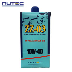 ݌ɂ NUTEC ZZ-03 10W-40 1L GWIC f~l j[ebN zz03 10W40 z VHVI Gr3