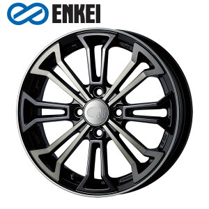 ENKEI all eight 4S 15×5.0J PCD100 4H INSET+45 ボア径φ75 ブラッククリア M/BB 15インチ ホイール単品 1本 エンケイ オール エイト