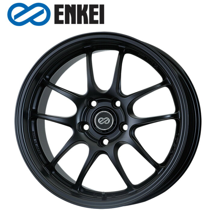 楽天市場】ENKEI PF01 18×8.0J PCD114.3 5H INSET+45 ボア径φ75 マット 