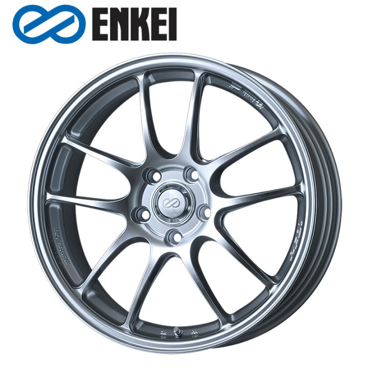 楽天市場】ENKEI PF01 18×9.5J PCD114.3 5H INSET+15 ボア径φ75 