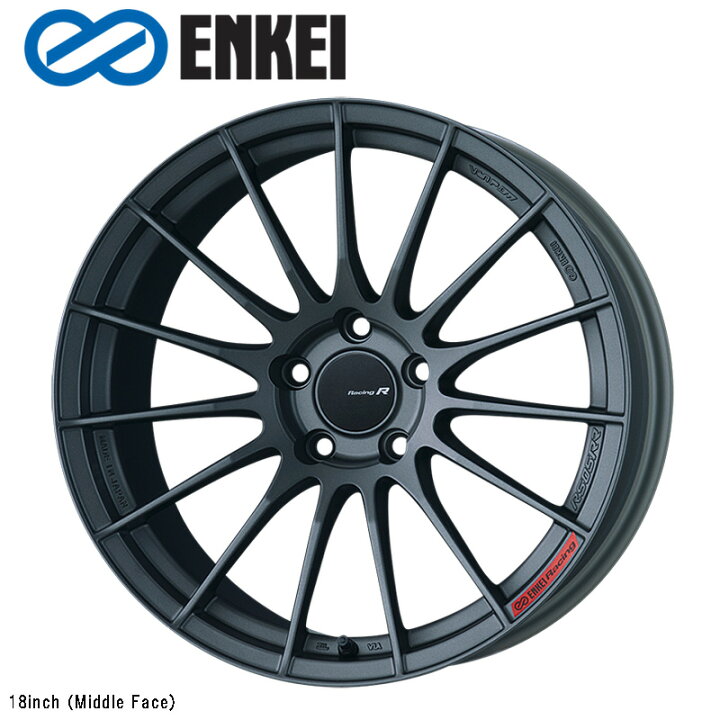楽天市場】ENKEI RS05RR 18×11J PCD114.3 5H INSET+16 ボア径φ75 STD 