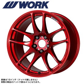 WORK EMOTION CR極 16×6.5 PCD100 4H INSET+48 キャンディレッド (CAR) ワークエモーション WORK ワーク ホイール 単品 1本 kiwami