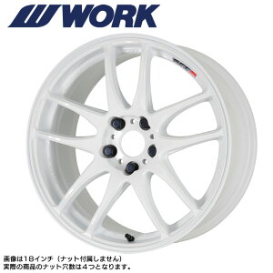 WORK EMOTION CR 16×5.5 PCD100 4H INSET+45 zCg (WHT)[NG[V WORK [N zC[ Pi 1{ kiwami