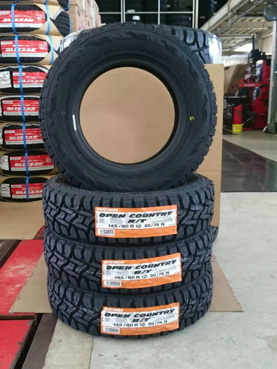 楽天市場】在庫あり 正規品 オープンカントリー RT 145/80R12 80/78N 