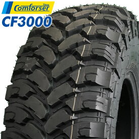 【4日20:00-11日01:59エントリーでP5倍】【2023年製】 COMFORSER 265/70R17 LT 121/118Q 10PR CF3000 シーエフサンゼン コンフォーサー ブラックレター MTタイヤ マッドタイヤ 1本