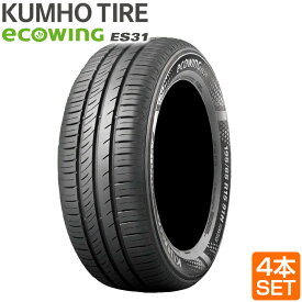 送料無料 KUMHO 165/70R14 81T ECOWING ES31 エコウィング クムホ サマータイヤ 夏タイヤ 低燃費 スタンドード 4本セット メーカー直送