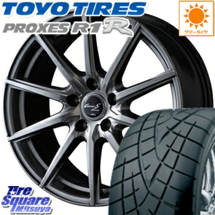 Toyotires トーヨー プロクセス R1r Proxes サマータイヤ 225 45r17 Manaray Euro Stream Jl10 ホイールセット 4本 17インチ 17 X 7 50 5穴 100 タイヤスクエアミツヤ Acefa Cm