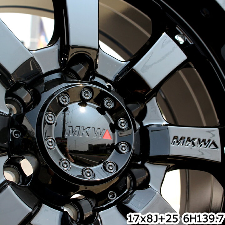 楽天市場】MKW MK-46 MK46 グロスブラック ホイール 17インチ 17 X 8.0 