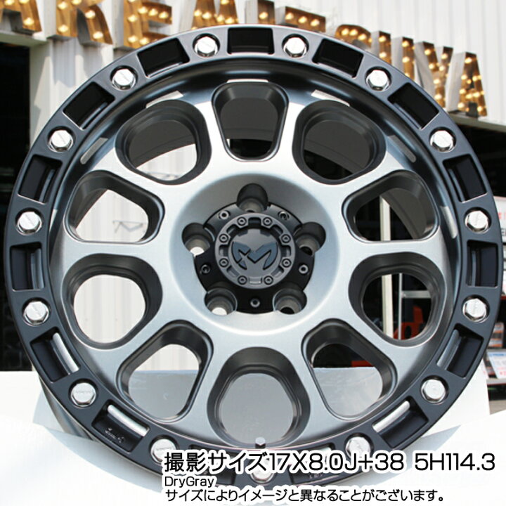 楽天市場】MKW M204 ドライグレー 16インチ 16 X 7.0J +35 5穴 114.3 