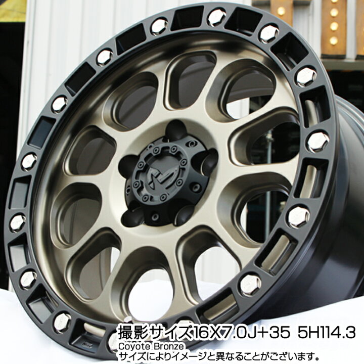 楽天市場】MKW M204 コヨーテブロンズ ホイール 17インチ 17 X 8.0J + 