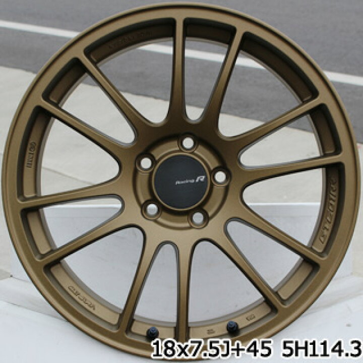 楽天市場】ENKEI エンケイ Racing Revolution GTC01RR ホイール 18 X 