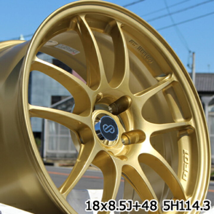 楽天市場】ENKEI エンケイ PerformanceLine PF01 ゴールド ホイール 18 