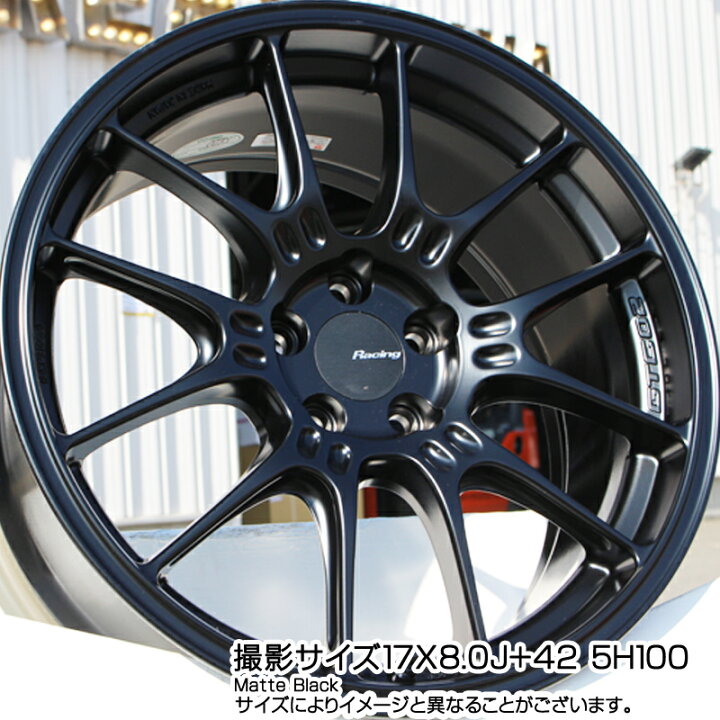 楽天市場】ENKEI エンケイ RACING GTC02 BK ホイール 17インチ 17 X 