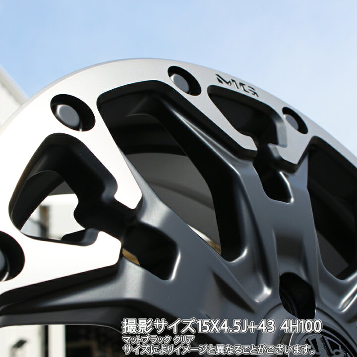 楽天市場】CRIMSON MG GOLEM Jr ホイール 15インチ 15 X 4.5J +43 4穴 