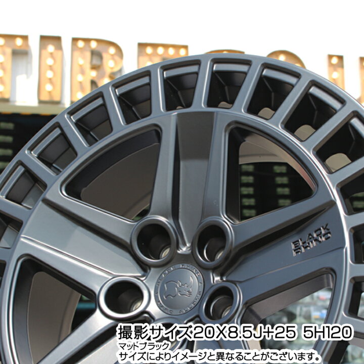 楽天市場】BLACK RHINO ALSTON アルストン ホイール 20インチ ブラック 