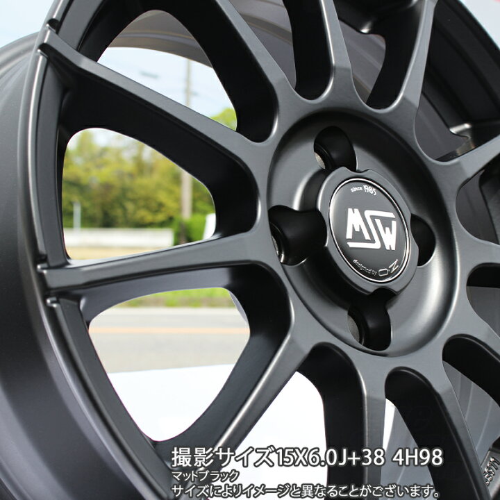 楽天市場】MSW by OZ MSW85-2 ホイール 15インチ 15 X 6.0J(FIAT PANDA 