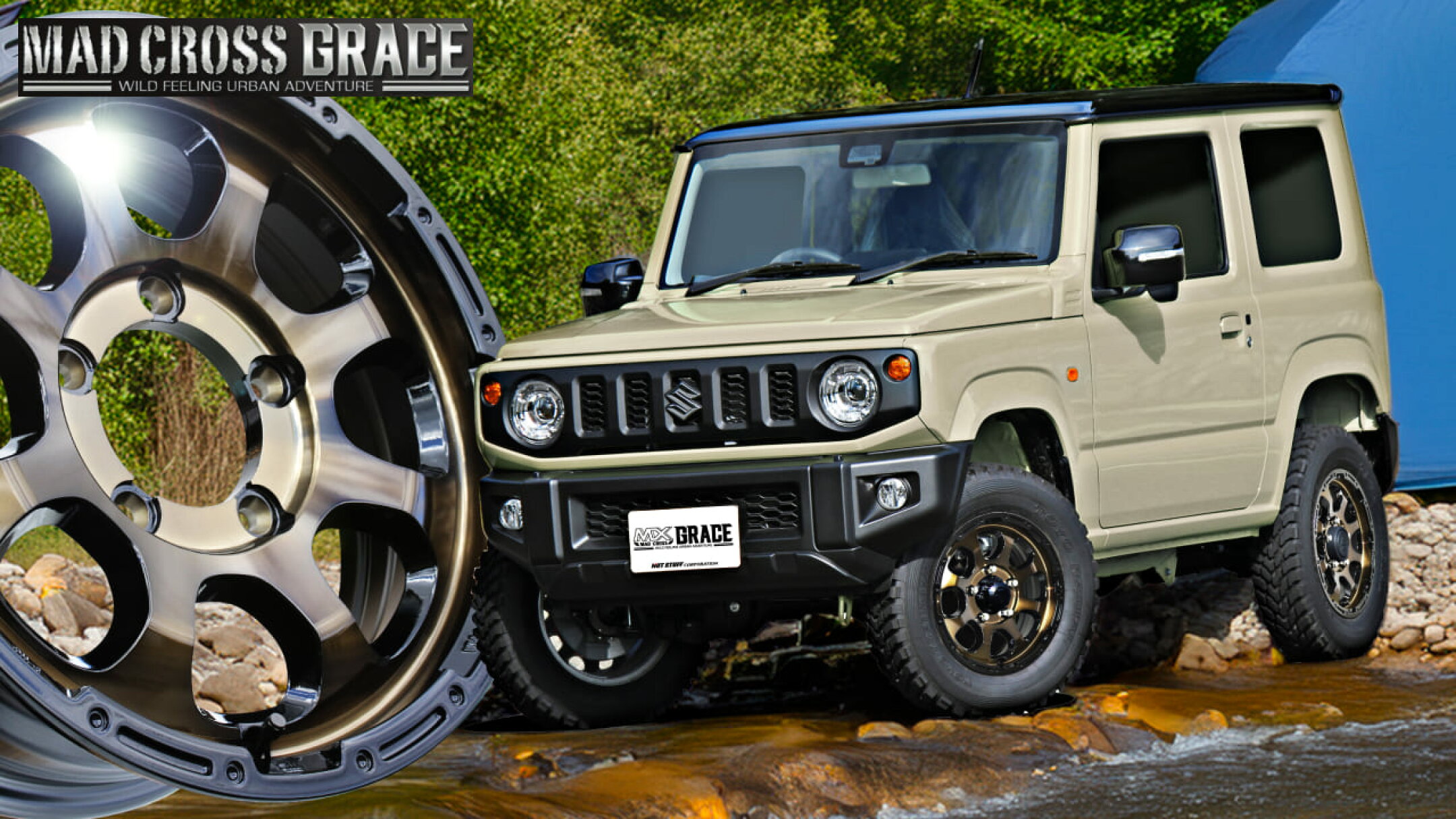 JIMNY ジムニー HOTSTUFF MAD CROSS GRACE マッドクロスグレイス ホイール