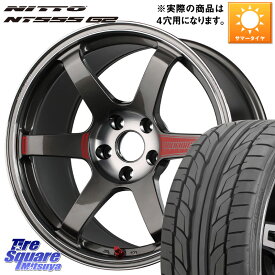 RAYS 【欠品次回5月末】 VOLK RACING TE37 SAGA SL TE37 ホイール 17インチ 17 X 7.0J +44 4穴 100 NITTO ニットー NT555 G2 サマータイヤ 205/45R17 アクア ラクティス フィット ヤリス ロードスター