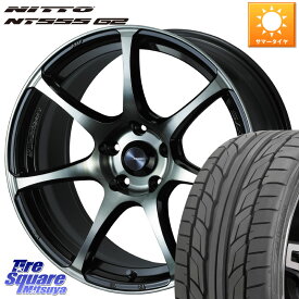 WEDS 73986 ウェッズ スポーツ SA75R SA-75R 18インチ 18 X 7.5J +45 5穴 114.3 NITTO ニットー NT555 G2 サマータイヤ 215/45R18 MAZDA3 リーフ VOXY