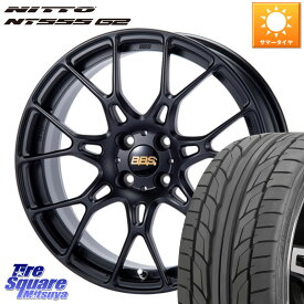 ASSO BBS INTERSPEED IS701 マットブラック 17 X 7.0J(ALFAROMEO MITO 955) +35 4穴 98 NITTO ニットー NT555 G2 サマータイヤ 215/45R17 アルファロメオ MITO ミト