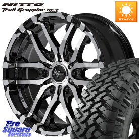 【4月1日はワンダフルデー！】 ランクル プラド MANARAY NITRO POWER ナイトロパワー M26 CROSS FANG ホイール 17インチ 17 X 8.0J +20 6穴 139.7 NITTO ニットー トレイルグラップラー M/T TRAIL GRAPPLER サマータイヤ 265/70R17