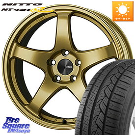 ENKEI エンケイ PerformanceLine PF05 18インチ 18 X 7.5J +48 5穴 114.3 NITTO ニットー NT421Q サマータイヤ 215/50R18 プリウス セレナ セレナ