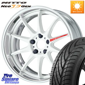 WORK EMOTION ZR10 L Disk AZW 19インチ 2ピース 19 X 8.5J +40 5穴 114.3 NITTO ニットー NEOテクGEN サマータイヤ 245/35R19