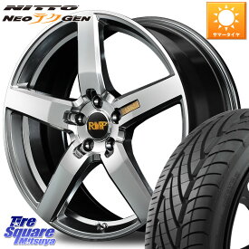 MANARAY MID RMP - 050F ホイール 20インチ 20 X 8.5J +45 5穴 114.3 NITTO ニットー NEOテクGEN サマータイヤ 225/35R20