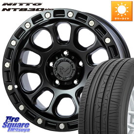 MKW M204 ブラックキャット 在庫 17インチ 17 X 8.0J +38 5穴 114.3 NITTO ニットー NT830 plus サマータイヤ 215/50R17