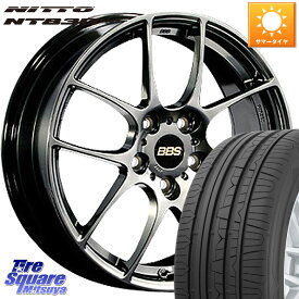 ロードスター フリード アクア BBS RF 鍛造1ピース DB ホイール 17インチ 17 X 7.0J +48 4穴 100 NITTO ニットー NT830 plus サマータイヤ 205/45R17