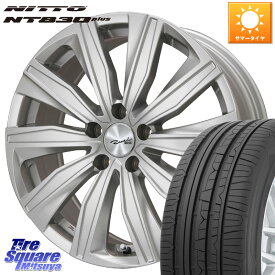 KYOHO EURO ZWEI ツヴァイ FK-10 シルバー 17 X 7.5J(AUDI TT FVC) +38 5穴 112 NITTO ニットー NT830 plus サマータイヤ 225/50R17 アウディ TT