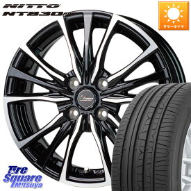 HotStuff Chronus クロノス CH-110 CH110 ホイール 15インチ 15 X 5.5J +43 4穴 100 NITTO ニットー NT830 plus サマータイヤ 165/55R15