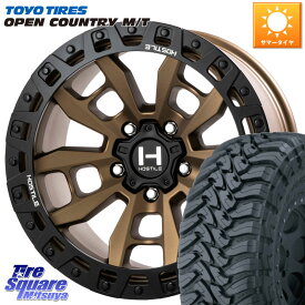 HOSTILE H130 CRANDON クランドン BR ホイール 17インチ 17 X 9.0J +0 5穴 127 TOYOTIRES オープンカントリー MT M/T トーヨー OPENCOUNTRY サマータイヤ 37X/13.50R17 ジープ ラングラー JK JL